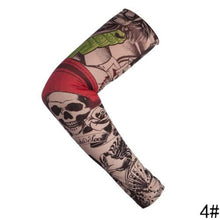 Load image into Gallery viewer, Fake Nylon Temporary Tattoo Sleeve Arm Stockings Tatoo Men Women Sleeve