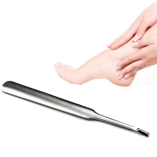 1pc Stainless steel Nail Art Cuticle Pusher Trimmer Cutter Pedicure Manicure Tools