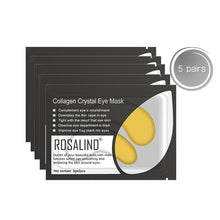 Load image into Gallery viewer, ROSALIND Gold Collagen Eye Mask 5/10pairs Gel Eye Patches for Eye Anti Wrinkle Dark Circles Eye Serum Dark Circle Remover MasK